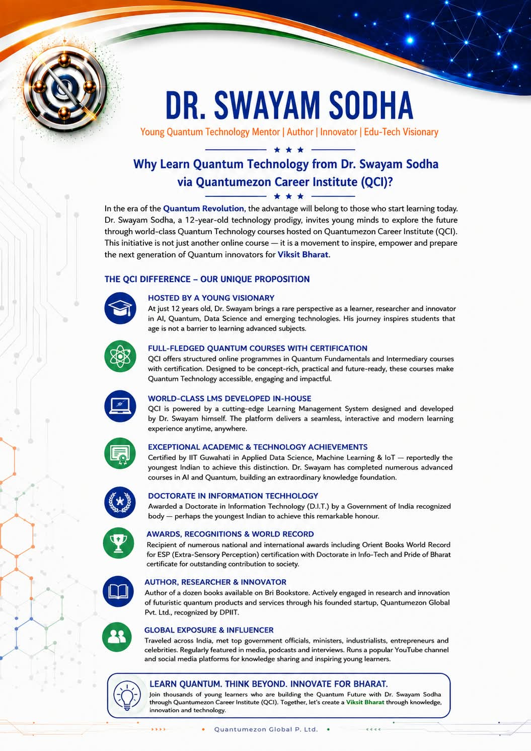 Quantumezon Career Institute futuristic classroom artwork